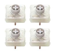 Dcaknri - Interrupteur RGB À Profil Bas pour PC Portable Clavier De Jeu Mécanique 3 Broches Rouge/Argent Ensemble Rouge Linéaire À Profil Bas