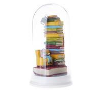 Dcaknri Lampe De Bureau en Résine pour Amoureux des Livres Éclairage LED Lecteur Miniature Sculpture Décoration De Bureau Veilleuse pour Coin De Lecture Lumière Multifonctionnelle d'angle De Lecture