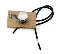 Dcaknri Lampe De Bureau Gradateur Remplacement pour Interrupteur Rotatif 120 V/240 V 300 W Interrupteur Gradation en Continu Rotatif on/Off Contrôleur Universel Bouton Gradateur LED