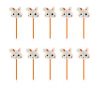Dcaknri Lot de 10 stylos à bille en peluche pour enfants, garçons, filles, cadeaux de fête de Noël