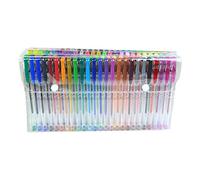 Dcaknri Lot de 100 stylos à encre gel de couleur pour livres de coloriage, pointe fine de 0,5 mm, idéal pour les enfants et les adultes, le gribouillage, le scrapbooking