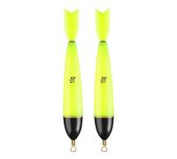 Dcaknri Lot de 2 flotteurs de pêche électroniques lumineux pour la nuit