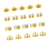 Dcaknri Lot de 20 couronnes jetables pour anniversaires, événements pour adultes, enfants, confortables, respectueux de l'environnement et en papier, sans danger pour les enfants