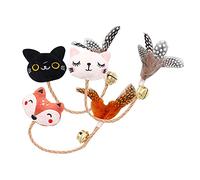 Dcaknri Lot de 3 jouets colorés pour chatons et chats avec résistance