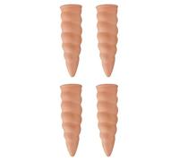 Dcaknri Lot de 4 pics d'arrosage automatiques en terre cuite pour plantes d'intérieur - Systèmes d'irrigation hydrospikes - Outil sans installation