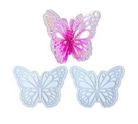 Dcaknri Maisons Décoration Silicones Moule Papillons Libellules De Flocon De Neige Fonction Flexible Easy Releases pour Projets Créatifs