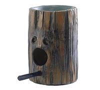 Dcaknri Mangeoire à oiseaux en bois synthétique pour décoration murale extérieure pour jardin, cour, patio