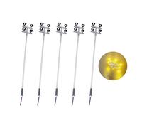 Dcaknri Miniature Highway Light Model in Ho Scale Detailed Construction Ideal for Various Dioramas Applications Light