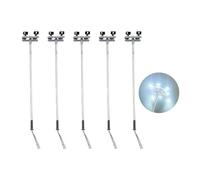 Dcaknri Miniature Highway Light Model in Ho Scale Detailed Construction Ideal for Various Dioramas Applications Light