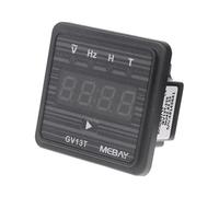 Dcaknri Moniteur numérique de précision avec écran LCD puissant et étanche pour générateur de fréquence électrique, mesure du temps de fonctionnement, compteur fort