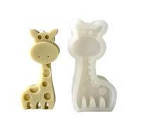 Dcaknri Moules en résine en forme d'animal pour loisirs créatifs, savon, gâteau, fondant, décorations de pâtisserie, moules dinosaures résistants aux basses températures