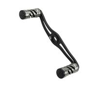 Dcaknri Moulinet de pêche en alliage d'aluminium avec poignée pour lancer des appâts à la traîne - Installation facile