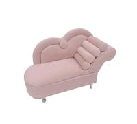 Dcaknri Organisateur de bijoux tendance en forme de canapé Petite boîte à bijoux Texture peluche pour femmes et filles