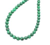 Dcaknri Perles Rondes en Malachite Fournitures De Fabrication Bijoux Artisanat en Pierre Naturelle pour Boucles d'oreilles Bracelets Fabrication Malachite Polie Bricolage