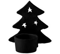 Dcaknri Photophore décoratif en fer pour sapin de Noël, cheminées, cheminées, entretien facile, supports de table festifs