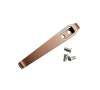 Dcaknri Pince arrière robuste en acier inoxydable pliable Pince de poche pour outil de coupe Compact Clip arrière de transport