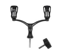 Dcaknri Poignée de moulinet de pêche à bascule en alliage d'aluminium double poignée de bras à bascule accessoires légers