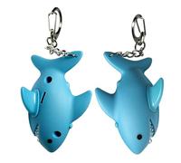 Dcaknri Porte-clés lumineux LED en forme de poisson avec lueur vive pour trouver des clés Jouet de poisson pour enfants, 2 pièces., taille unique