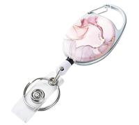 Dcaknri Porte-clés rétractable solide pour porte-clés, cartes, badges, ceinture anti-perte pour sacs à dos et sacs à main