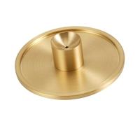 Dcaknri Porte-encens multifonction en laiton et plateau récupérateur de cendres pour la maison ou le bureau Ensemble de brûleurs de cônes en laiton élégant