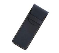 Dcaknri Porte-Stylo en Cuir Vintage pour Les Fournitures Scolaires Greffe des Effaceurs avec Un Rangement Spacieux Simple Crayon Rétro Boîte De