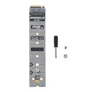 Dcaknri Pour M.2 NVME étendu pour carte de protection SSD M2 pour plaque de protection pour SSD 2280 à 22110 plaque de protection hors tension