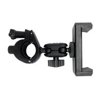 Dcaknri pour Smartphone ABS Large Base Stable Coussinet en Silicone antidérapant pour Trompette Angles de Vision horizontaux/verticaux de téléphone Musical avec Pince