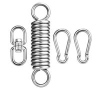 Dcaknri Ressort De Type Lourd en Acier Inoxydable Suspendu Rotatif À 360 Degrés Accessoires De Balançoire D'extérieur Sécurité