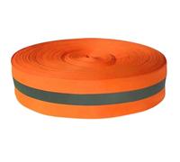 Dcaknri Sangle Réfléchissante en Polyester Solide De 100M Résistante À l'usure pour L'artisanat Élastique Fonction De Sécurité Sangle De Garniture pour Vêtements