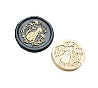 Dcaknri Sceau De Cire Papillon en Laiton Tête De Série d'animaux Scellage pour Carte D'invitation Décoration De Scrapbooking Série d'animaux Sceau De Cire De Papillon pour Décoration De Cartes