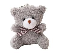 Dcaknri Sitting Bear Pendant Lovely Mini Doll Plush Key Chain Backpack Decor Handbag Accessory Kids Gift Goodie Bag Fillers Soft Stuffed Doll Keychain for Kids
