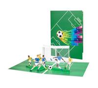 Dcaknri Soccer Popup Card Happy Birthday Handmade Sports Greeting Father Day Cards for Anniversary Christmas Happy Card