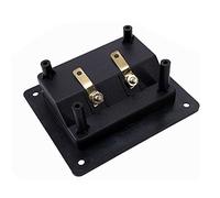 Dcaknri Speaker Junction Box Plastic Electronics Project Container for Case Two-Position Binding Post Panel Banana Socke Two-Position Binding Post Panel External Banana Socket