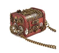 Dcaknri Steampunk Bag Jewelry Retro Gothic Gears Chain Shoulder Crossbody Purse Steampunk Bags And Totes