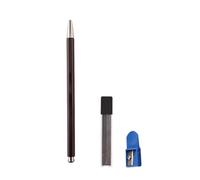 Dcaknri Stylo sans encre avec taille-crayon et recharges de porte-mine en métal pour dessin automatique pour étudiants, enfants, adultes, fournitures de bureau