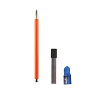 Dcaknri Stylo sans encre avec taille-crayon et recharges de porte-mine en métal pour dessin automatique pour étudiants, enfants, adultes, fournitures de bureau