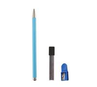 Dcaknri Stylo sans encre avec taille-crayon et recharges de porte-mine en métal pour dessin automatique pour étudiants, enfants, adultes, fournitures de bureau