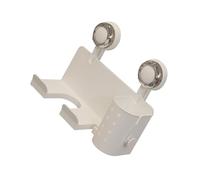 Dcaknri Support de douche à ventouse facile à installer pour sèche-cheveux, accessoires en plastique étanche, support de douche pour sèche-cheveux