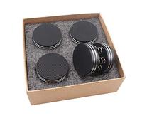 Dcaknri Support d'isolation avec base conique anti-vibrations pour équipement HiFi haut-parleurs enregistrement mise à niveau des pointes de choc ressort