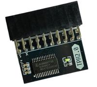 Dcaknri TPM 2.0 Chip Module ABS Compent Computer Security Component for Device Encryption TPM Encryption Chip for Motherboard