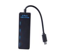 Dcaknri USB C Hubs with 3 USB2.0 + 1 Type Port Offer Fast Data Transfer Up to 10Gbps for Various Devices USB Hubs