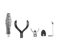 Dcaknri Versatilitys - Tarière de vidange - Ensemble de fixation pour perceuse serpents - Tête de coupe de nettoyage pour tuyau de 10,2 à 20,3 cm - Outil de nettoyage de canalisations pour résidentiel