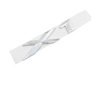 DCALU 3D Chrome Logo Silver Tail Letter for BMW X1 X3 X5 X6 E83 F25 GT Style des Accessoires Lettres d'emblème de Voiture (Color Name : X1-Silver)