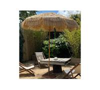 Parasol de Plage à Franges "Hawai" 200cm Marron