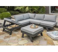 SALON D'ANGLE NEWYORK ALU GRIS - Dcbgarden