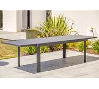DCB Garden Table de jardin aluminium extensible 6/12 personnes - Copenhague - COPENHAGUE-TB300