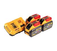 Pack énergie 54V/18V Flexvolt (3x9,0 Ah) + chargeur rapide DEWALT DCB118X3
