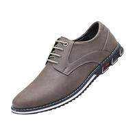 Dcbdx Comfort Respirant Affaires Léger Dressing Oxford pour Hommes Costume Mariage,Gris,45 EU