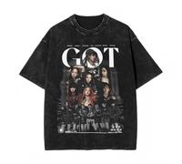 DCBhrfr43 Couple T-Shirt Girls on Top by KFansPH Washed