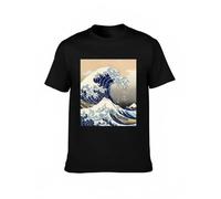 DCBhrfr43 Great Wave Off Kanagawa by Hokusai T Shirt